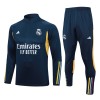 Real Madrid Training Sweatshirts Quarter-zip 2023-24 Marine Für Herren